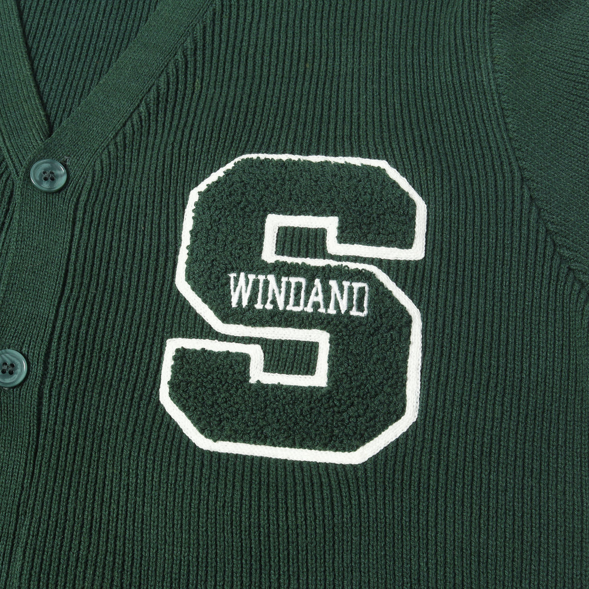 23SS レタード Vネック カーディガン (Lettered Cardigan)