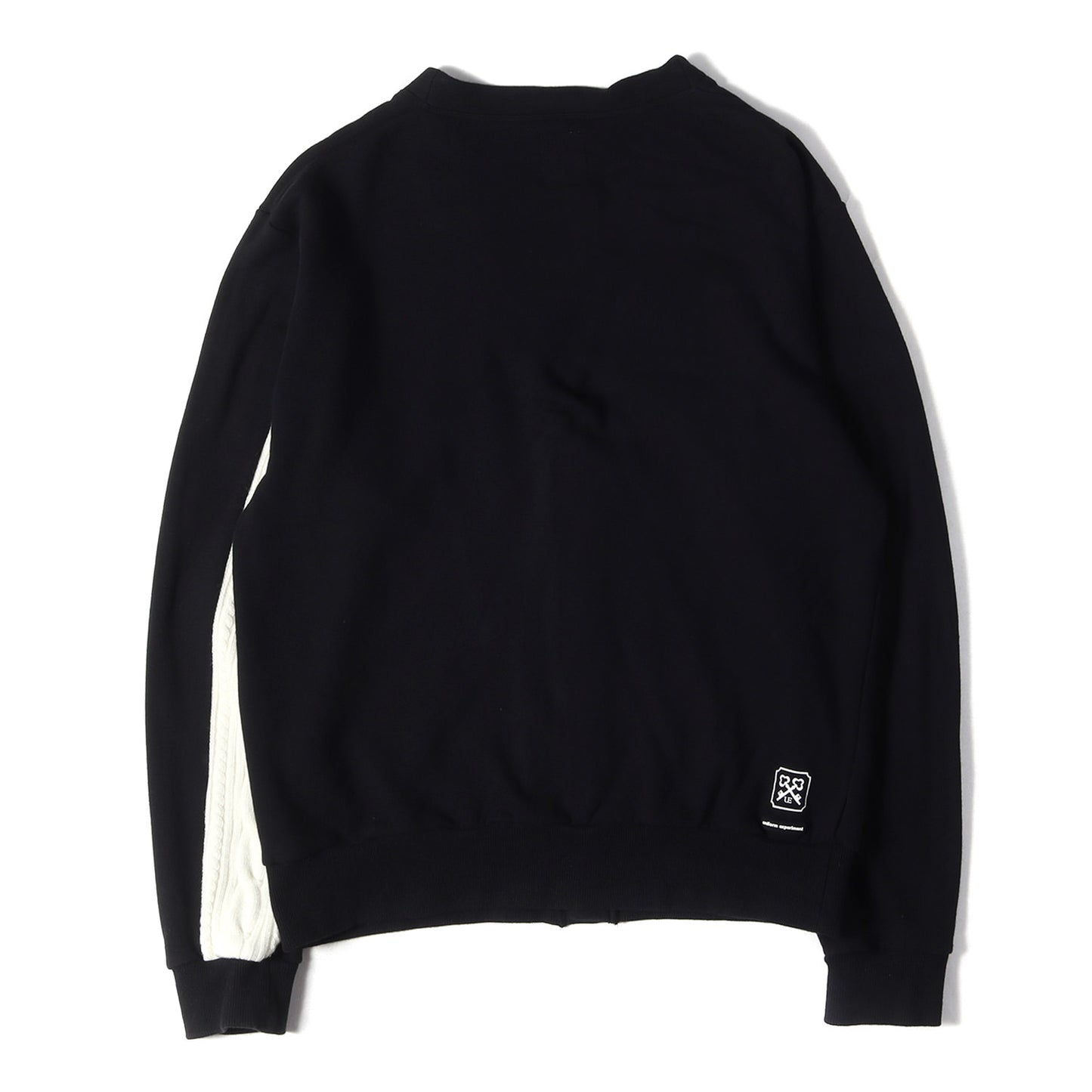 22AW スリーブパネルド スウェット カーディガン (SLEEVE PANELED SWEAT CARDIGAN)
