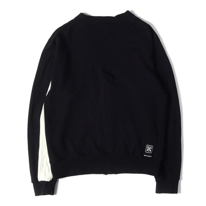 22AW スリーブパネルド スウェット カーディガン (SLEEVE PANELED SWEAT CARDIGAN)