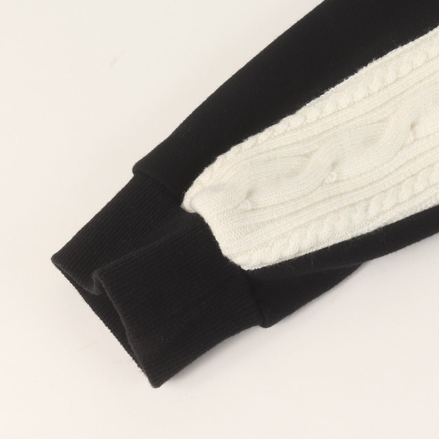 22AW スリーブパネルド スウェット カーディガン (SLEEVE PANELED SWEAT CARDIGAN)