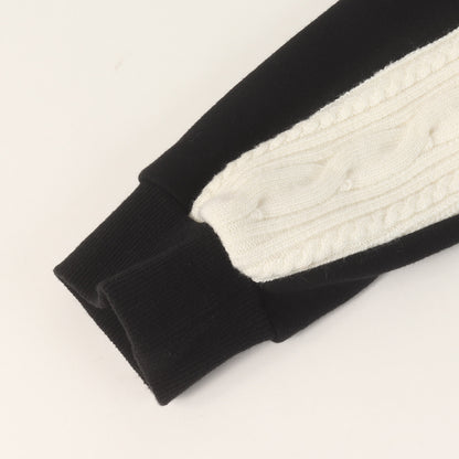 22AW スリーブパネルド スウェット カーディガン (SLEEVE PANELED SWEAT CARDIGAN)