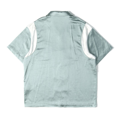 24SS ウォッシュド サテン 半袖 シャツ (Washed Satin Landon Souvenir Shirt)