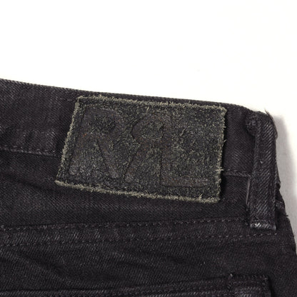 スリムフィット ブラックデニム パンツ (NEW BLACK ON BLACK SLIM FIT JEANS) / MADE IN USA
