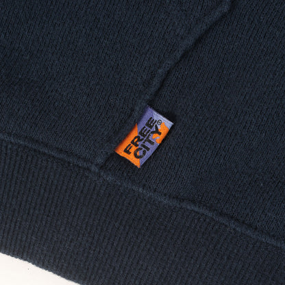 ロゴ刺繍 ダブルジップ スウェット パーカー