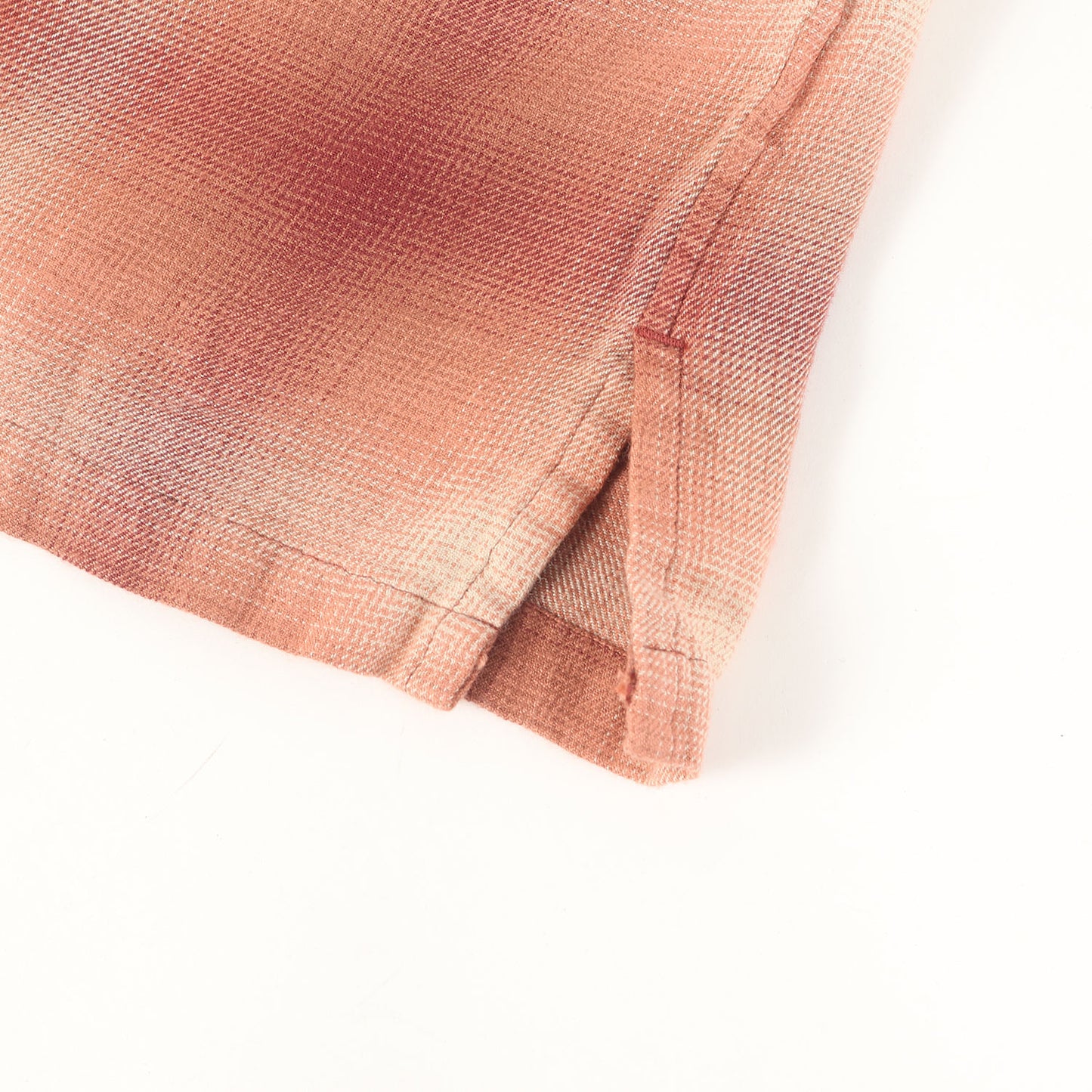 26SS オンブレチェック ライトフランネル シャツ (R.Flannel Ombre Open Collar SH)