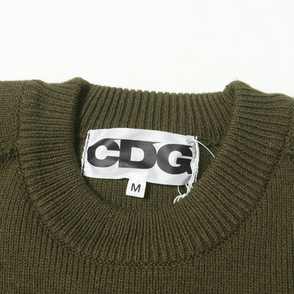 アウトサイドシーム ニット セーター (CDG OUTSIDE SEAM PULLOVER) / AD2025