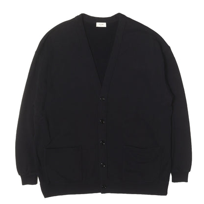 21AW ロゴ スウェット Vネック カーディガン (Oversized Cardigan In Cotton Fleece)