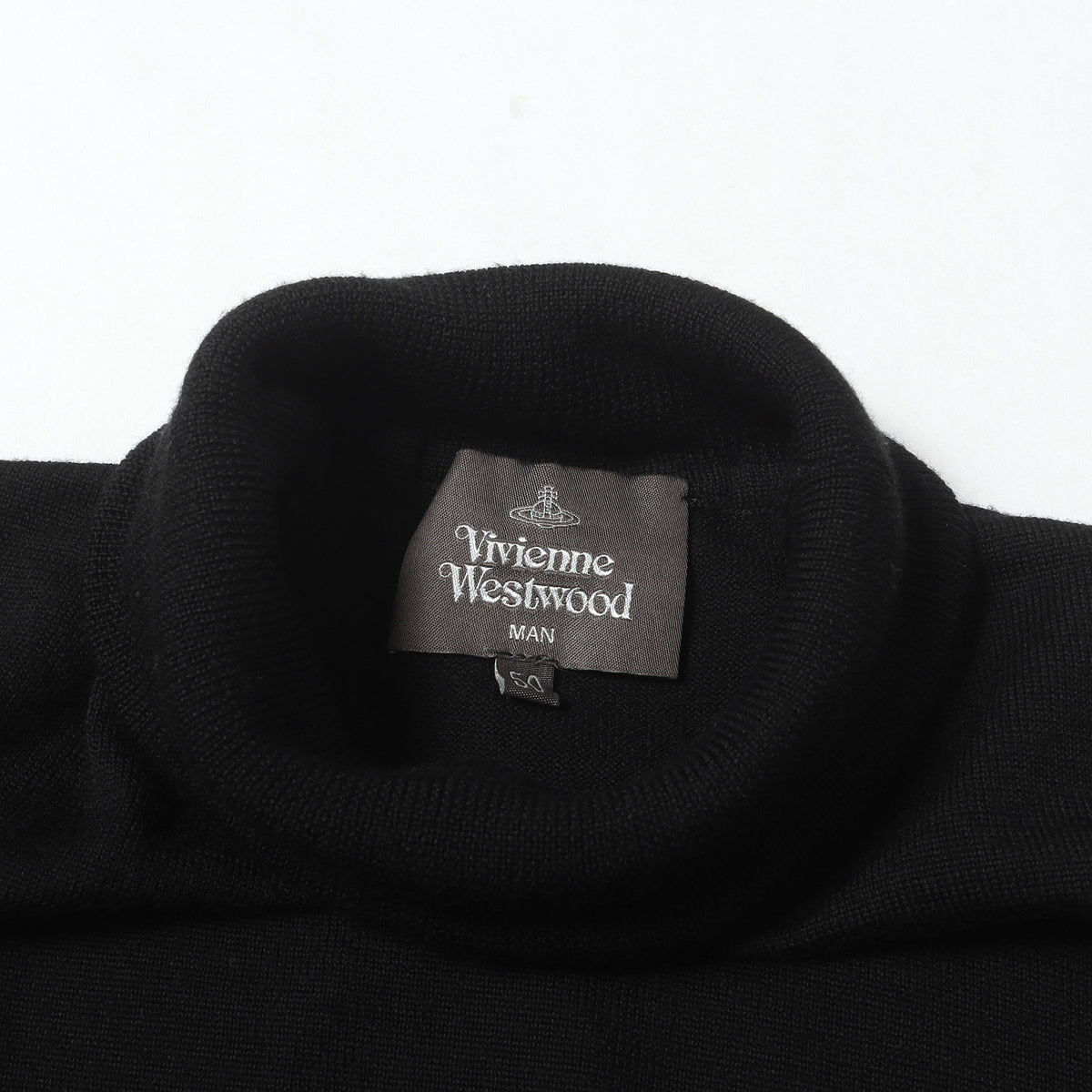 24AW ワンポイントオーブ ハイネック ニット セーター