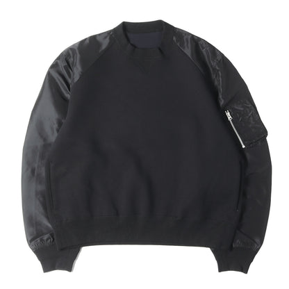 25SS MA-1 切替 スポンジスウェット トレーナー (Sponge Sweat Pullover)