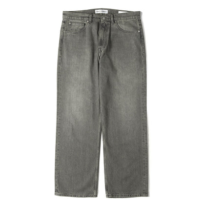 25AW ワイドストレート チェーンツイル パンツ (THIRD CUT / ASH DUST CHAIN TWILL)