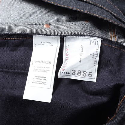 25AW ワイドテーパード デニムパンツ (DENIM PANTS)