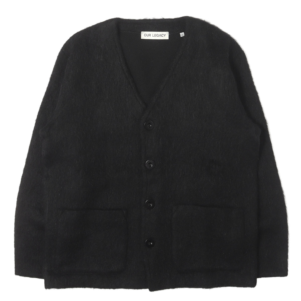 24AW Vネック シャギー ニット カーディガン (CARDIGAN)