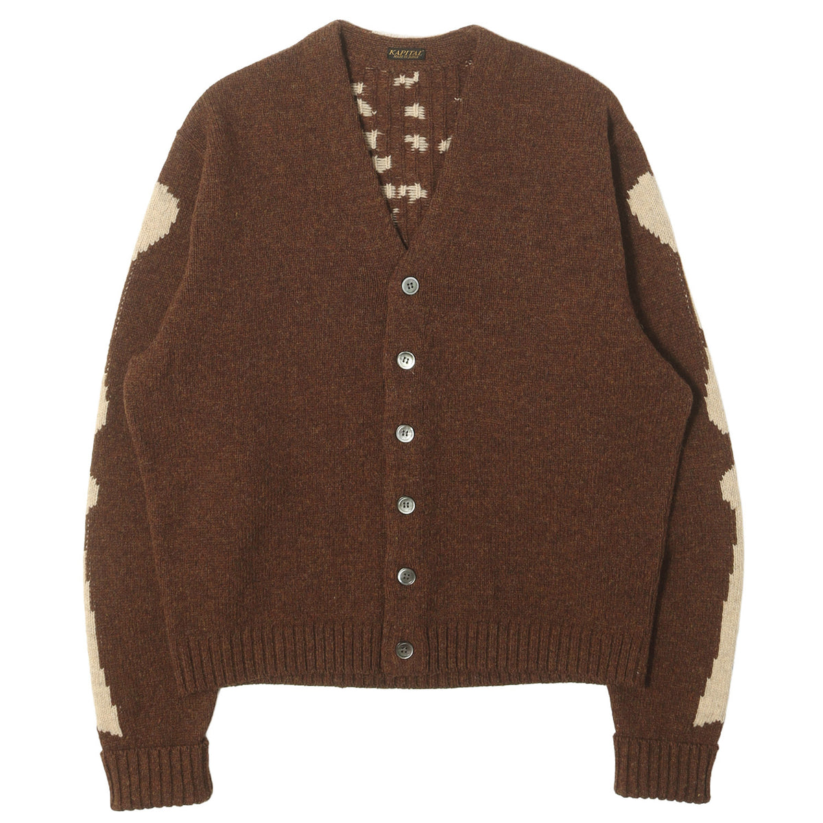 23AW 5Gウール BONE ショートカーディガン