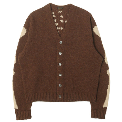 23AW 5Gウール BONE ショートカーディガン