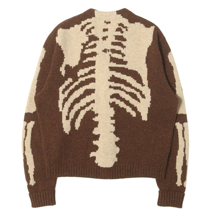 23AW 5Gウール BONE ショートカーディガン