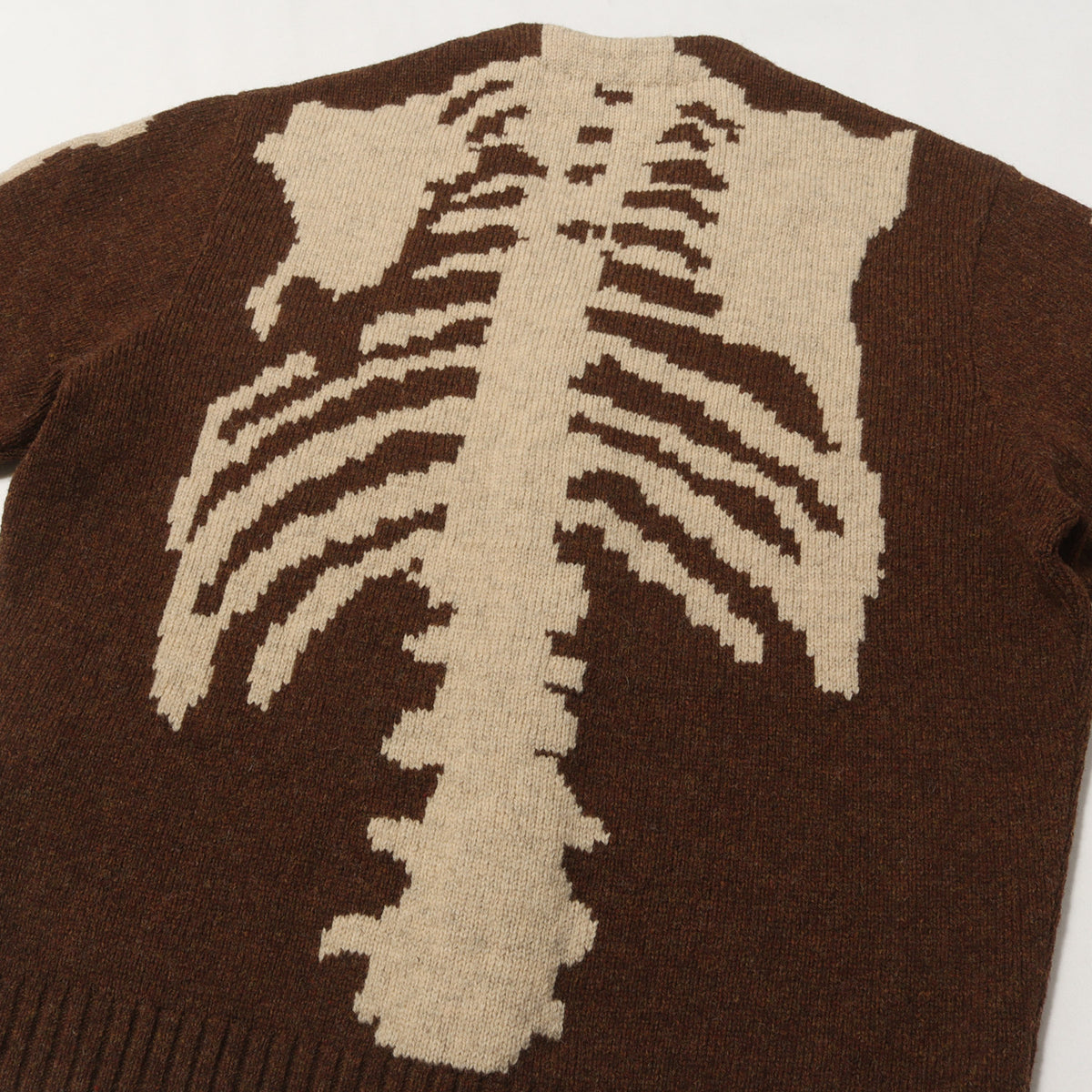 23AW 5Gウール BONE ショートカーディガン