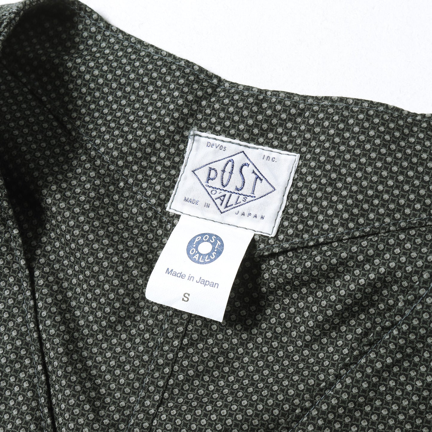 25SS ジオメトリック ロイヤルトラベラー ベスト (Royal Traveler micro print grey) / MADE IN JAPAN
