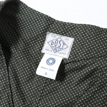 25SS ジオメトリック ロイヤルトラベラー ベスト (Royal Traveler micro print grey) / MADE IN JAPAN