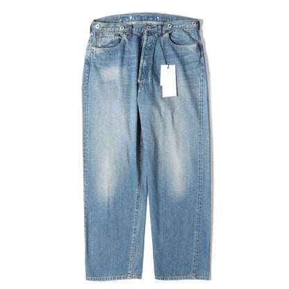 26SS ヴィンテージ加工 ワイド デニムパンツ (No.22 Washed Wide Denim Pants)