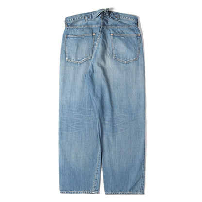 26SS ヴィンテージ加工 ワイド デニムパンツ (No.22 Washed Wide Denim Pants)
