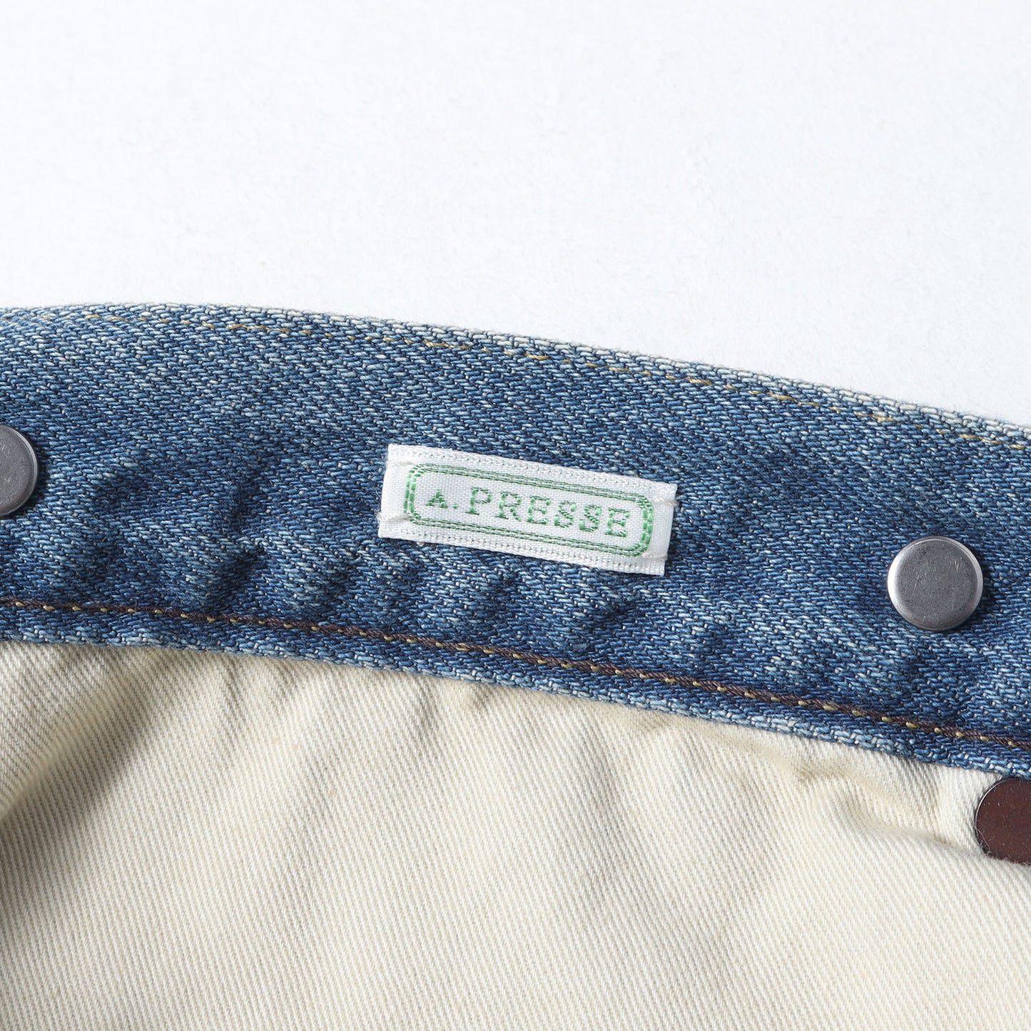 26SS ヴィンテージ加工 ワイド デニムパンツ (No.22 Washed Wide Denim Pants)