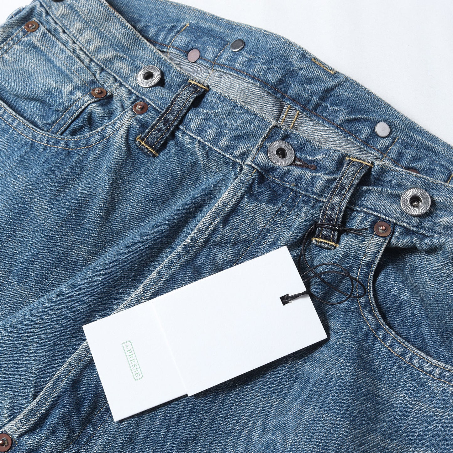 26SS ヴィンテージ加工 ワイド デニムパンツ (No.22 Washed Wide Denim Pants)
