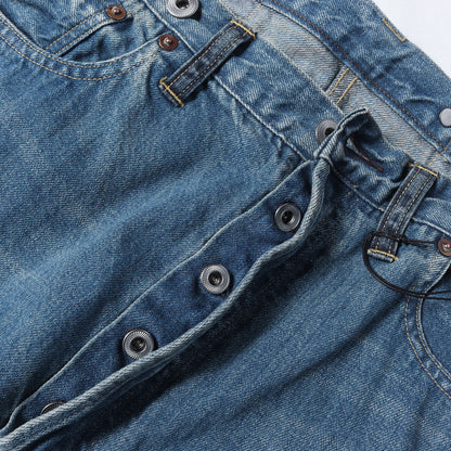 26SS ヴィンテージ加工 ワイド デニムパンツ (No.22 Washed Wide Denim Pants)