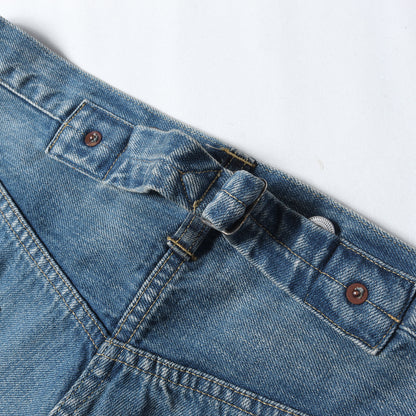 26SS ヴィンテージ加工 ワイド デニムパンツ (No.22 Washed Wide Denim Pants)