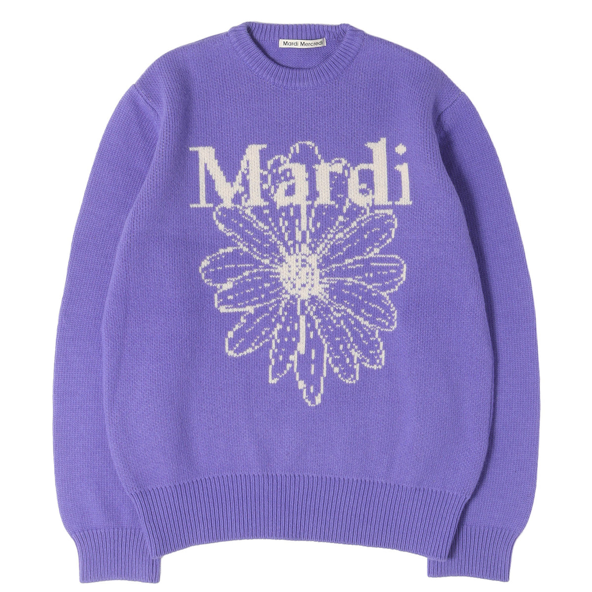 23AW グラフィック ロゴ ジャガード ニット セーター (CABLE / PULLOVER)