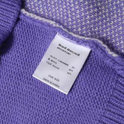 23AW グラフィック ロゴ ジャガード ニット セーター (CABLE / PULLOVER)