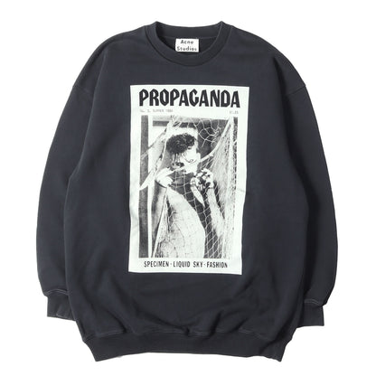 マガジン プリント スウェット シャツ (Magazine print sweatshirt)