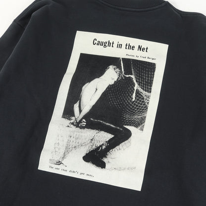 マガジン プリント スウェット シャツ (Magazine print sweatshirt)