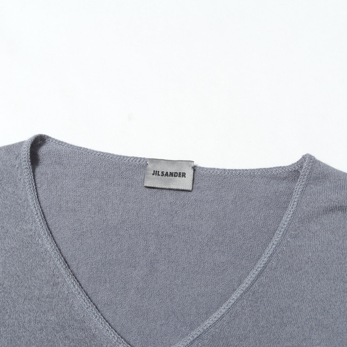 Vネック カシミヤコットン ニット セーター / MADE IN ITALY