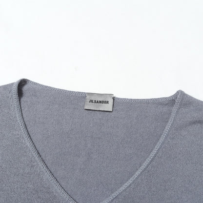 Vネック カシミヤコットン ニット セーター / MADE IN ITALY