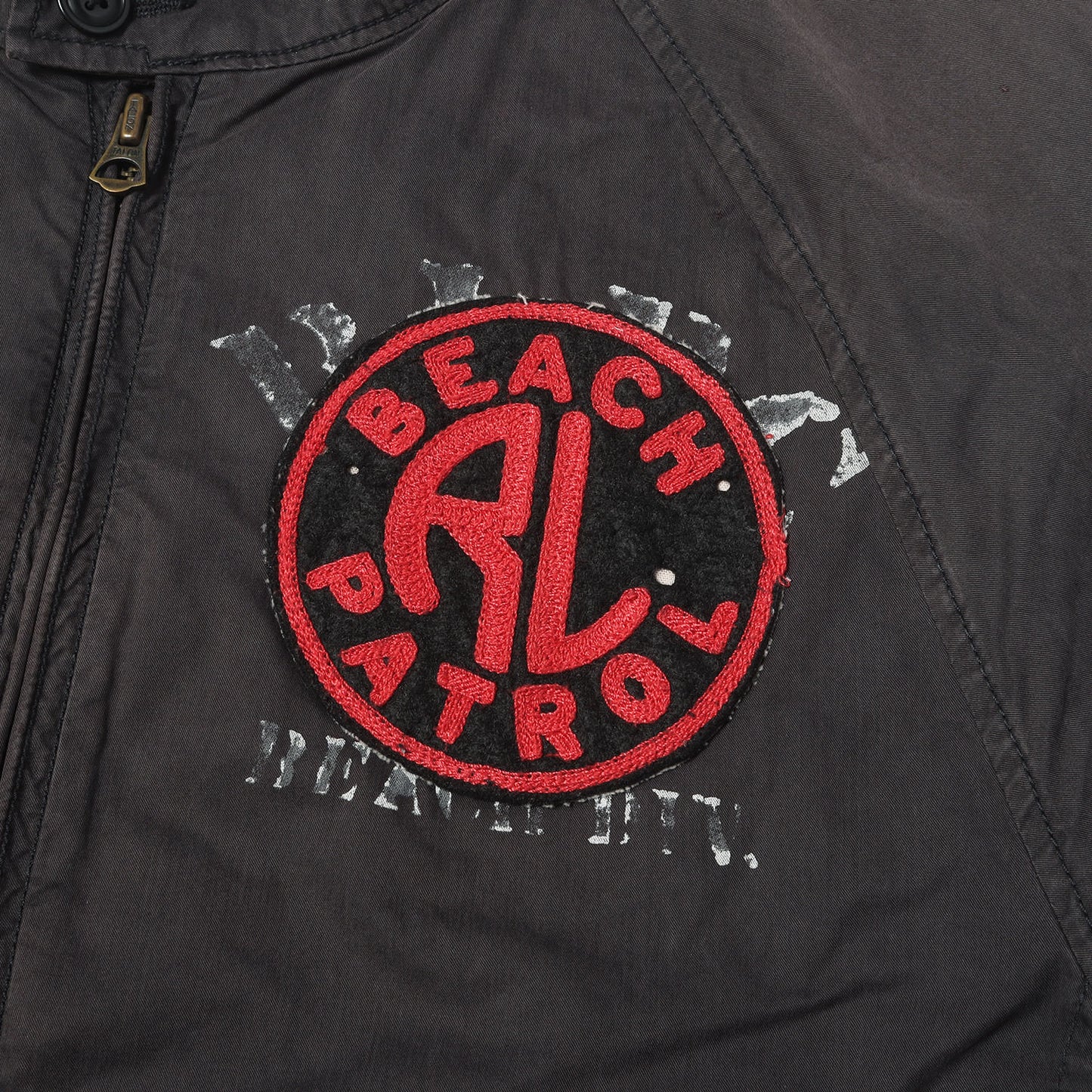 90s - 00s BEACH PATROL スイングトップ ジップ ブルゾン