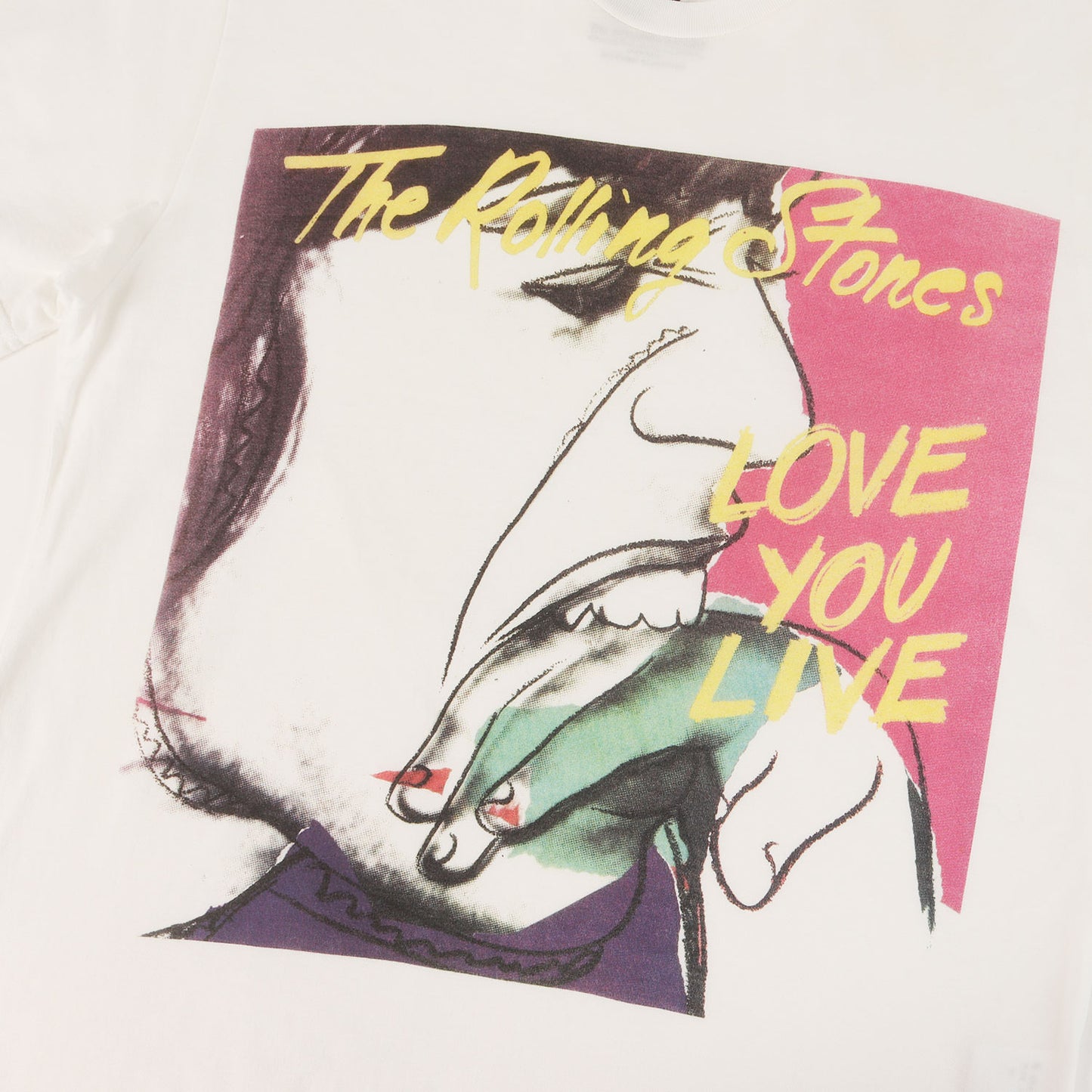 × THE ROLLING STONES LOVE YOU LIVE Tシャツ / THEE HYSTERIC XXX