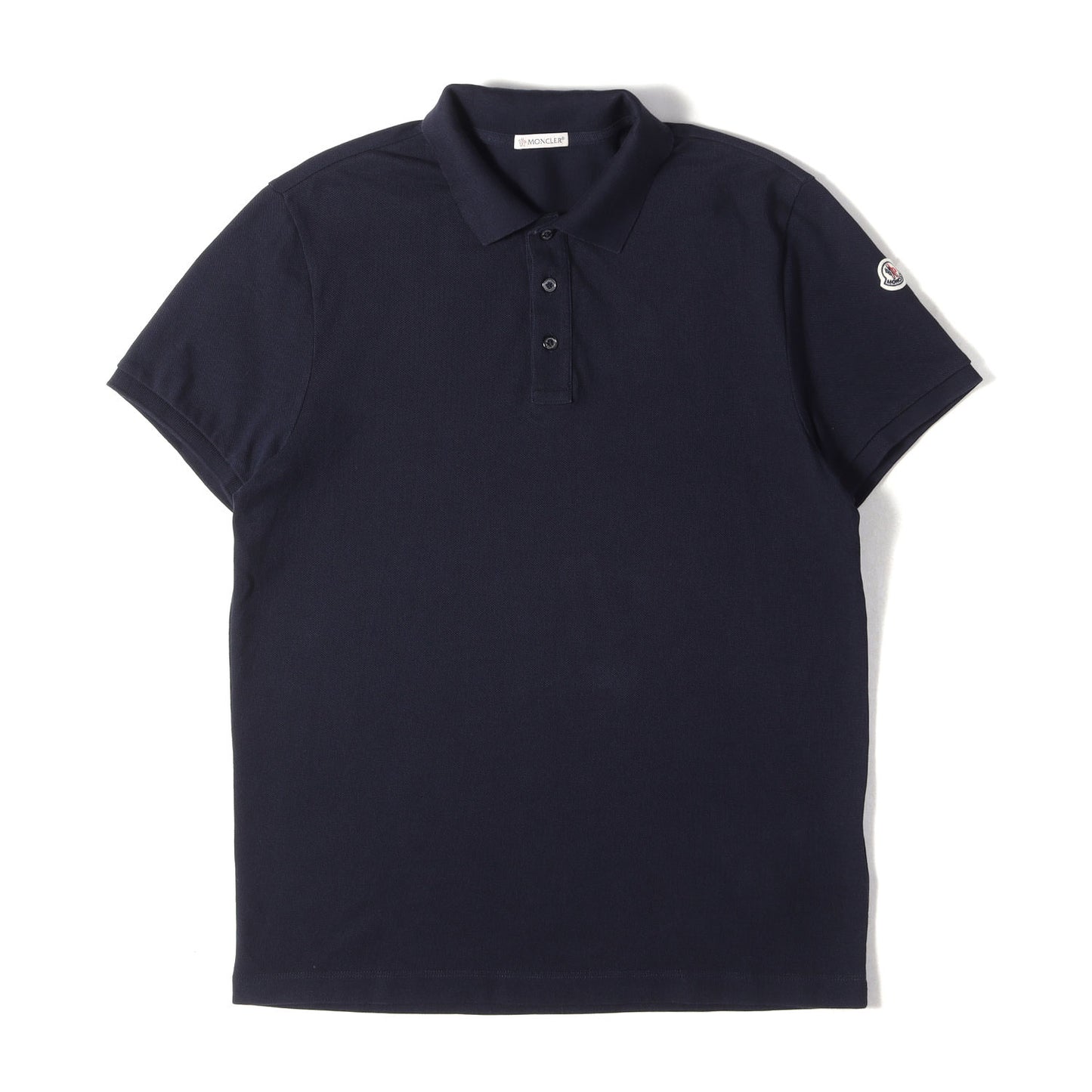 ロゴ ワッペン刺繍 ピケ ポロシャツ (MAGLIA POLO MANICA CORTA)