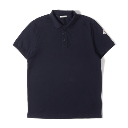 ロゴ ワッペン刺繍 ピケ ポロシャツ (MAGLIA POLO MANICA CORTA)