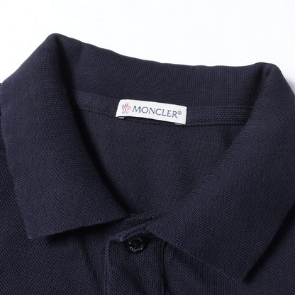 ロゴ ワッペン刺繍 ピケ ポロシャツ (MAGLIA POLO MANICA CORTA)