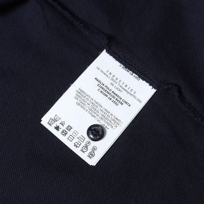 ロゴ ワッペン刺繍 ピケ ポロシャツ (MAGLIA POLO MANICA CORTA)