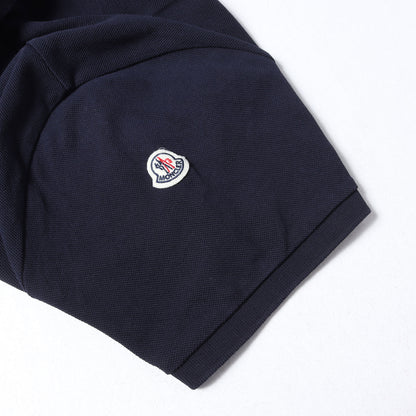 ロゴ ワッペン刺繍 ピケ ポロシャツ (MAGLIA POLO MANICA CORTA)