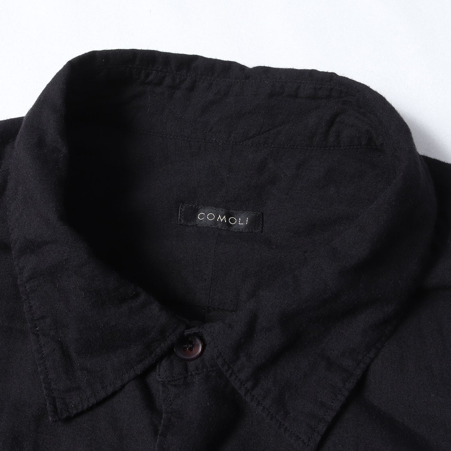 24AW KHADI コットン Wレイヤー コモリシャツ