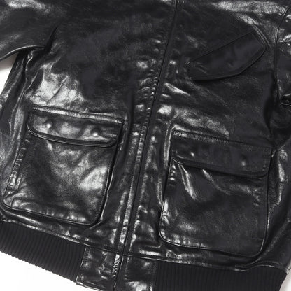 25AW ラムレザー ジップブルゾン (LAMB LEATHER ZIP BLOUSON)