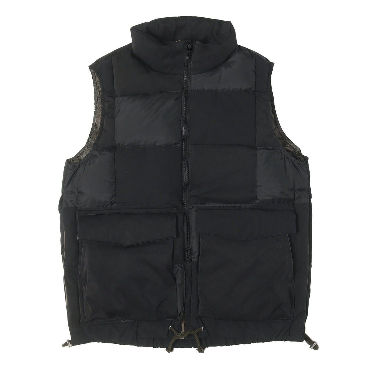 23AW フェイクスエード ミックス ベスト (Faux Suede Mix Vest)