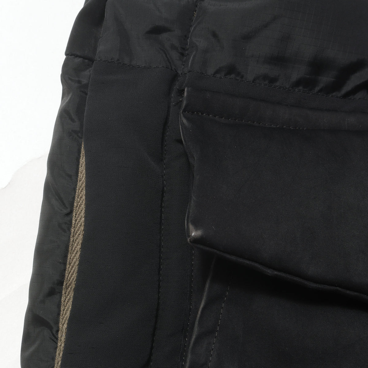 23AW フェイクスエード ミックス ベスト (Faux Suede Mix Vest)