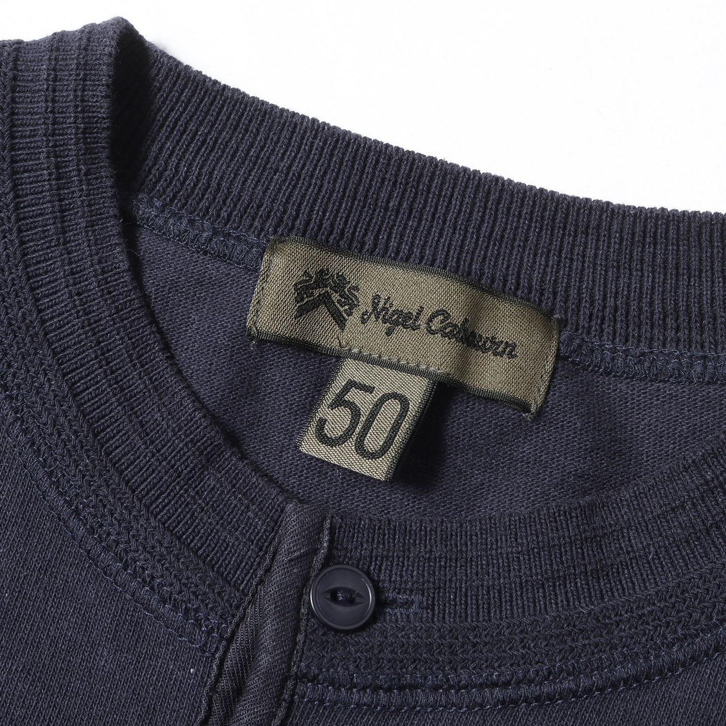 ヘンリーネック ロングスリーブ Tシャツ