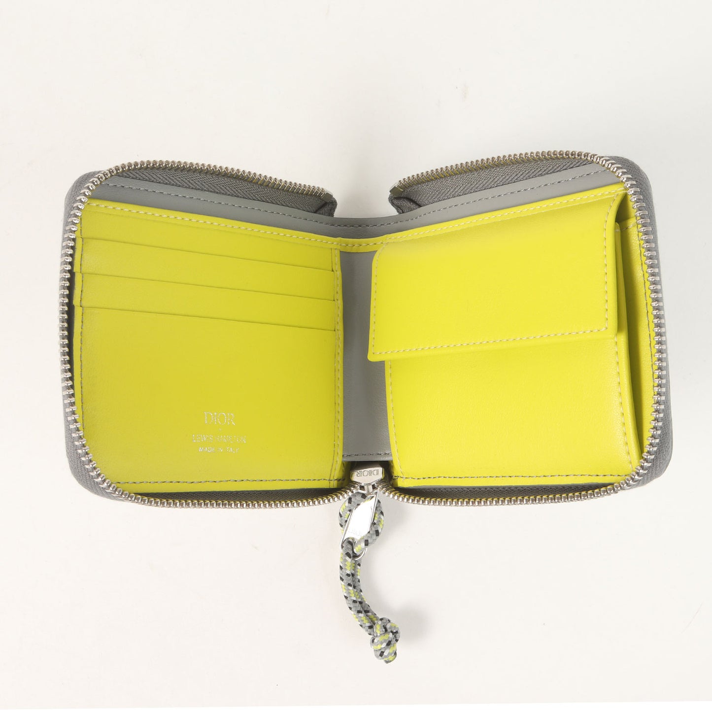 25SS × Lewis Hamilton オブリーク リフレクター ウォレット (Zipped Wallet in Dior Oblique Reflector Nylon)