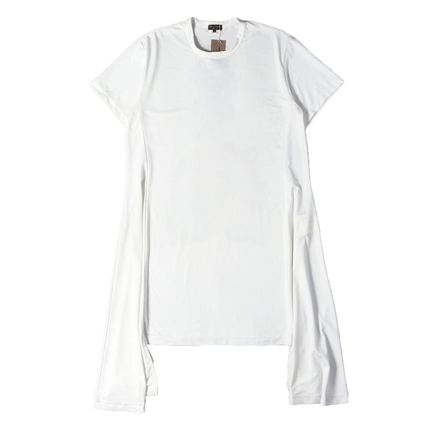 22SS BETELGEUSE グラフィック 変型 ストレッチ メッシュ ロング Tシャツ