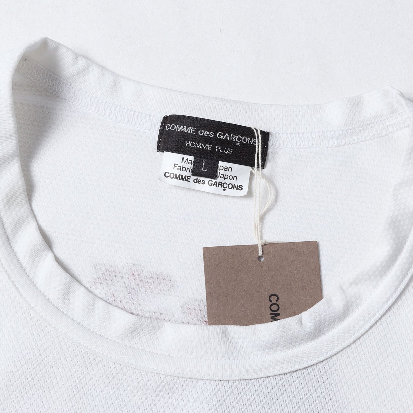 22SS BETELGEUSE グラフィック 変型 ストレッチ メッシュ ロング Tシャツ