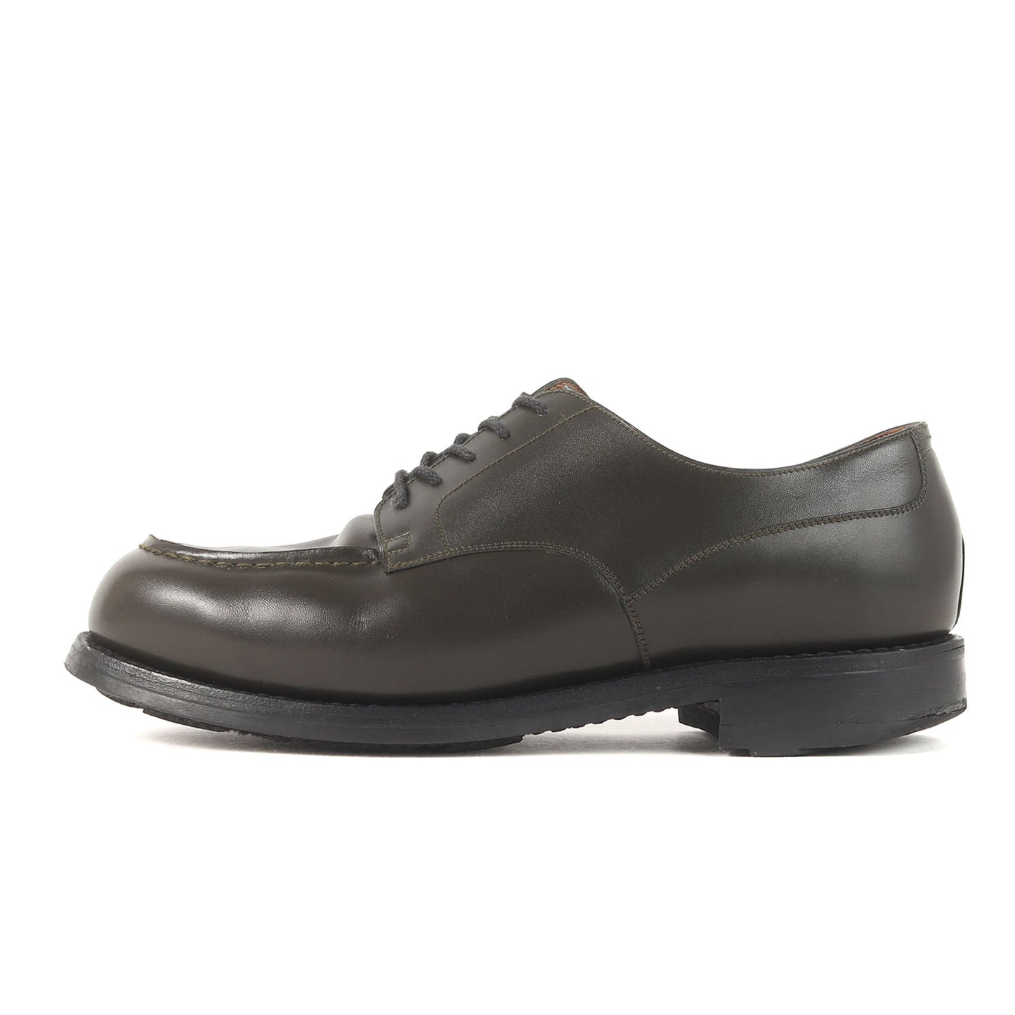 Uチップ ボックスカーフレザー ダービー ドレス シューズ (GOLF DERBY 641 402387-4)